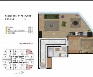 Фото 2 2-комн. квартира в Бобур