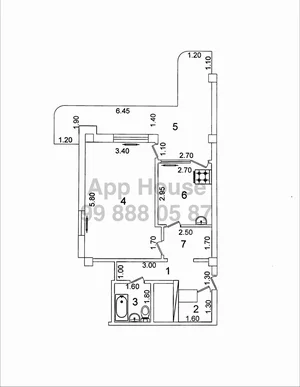 Фото 9 2-комн. квартира в Тузель2