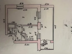 Фото 1 2-комн. квартира в Мирзо-Улугбекский (Центр)