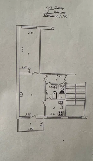 Фото 1 2-комн. квартира в Феруза м-в ор-р кафе Шукрона