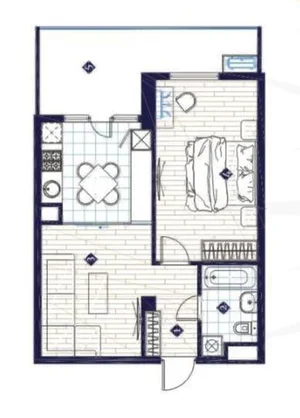 Фото 2 2-комн. квартира в Imperial Club City